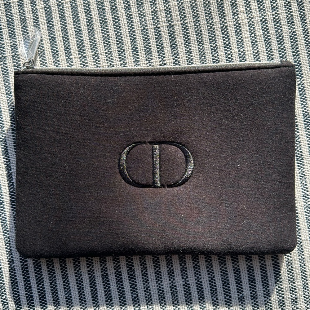 New DIOR Black Cosmetic Pouch